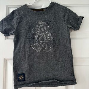 Gray Disney Wish Kids T-Shirt with Mickey